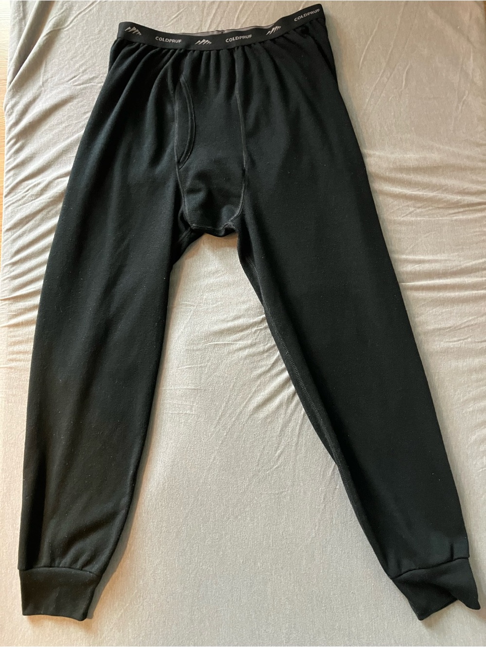Men's Black Thermal Long Johns